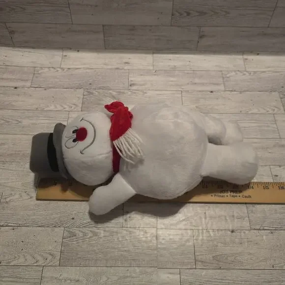 Frosty The Snowman Plush Toy 14 inches Magic Hat Red Scarf Christmas 2016 Mint - Picture 10 of 11